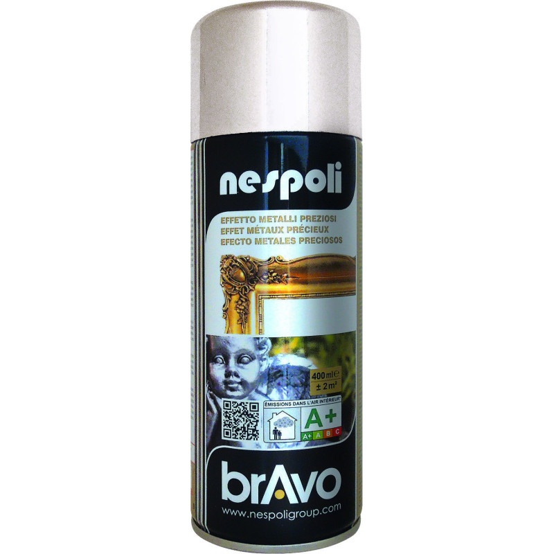 PEINTURE AEROSOL ALKYDE EFFET ARGENT 400ML
