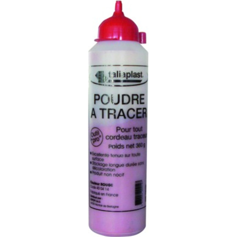 POUDRE A TRACER ROUGE 360G