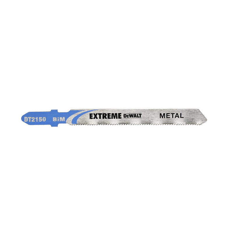 Lame scie sauteuse métal. alu et cuivre BiM profondeur de coupe  3 mm attache T