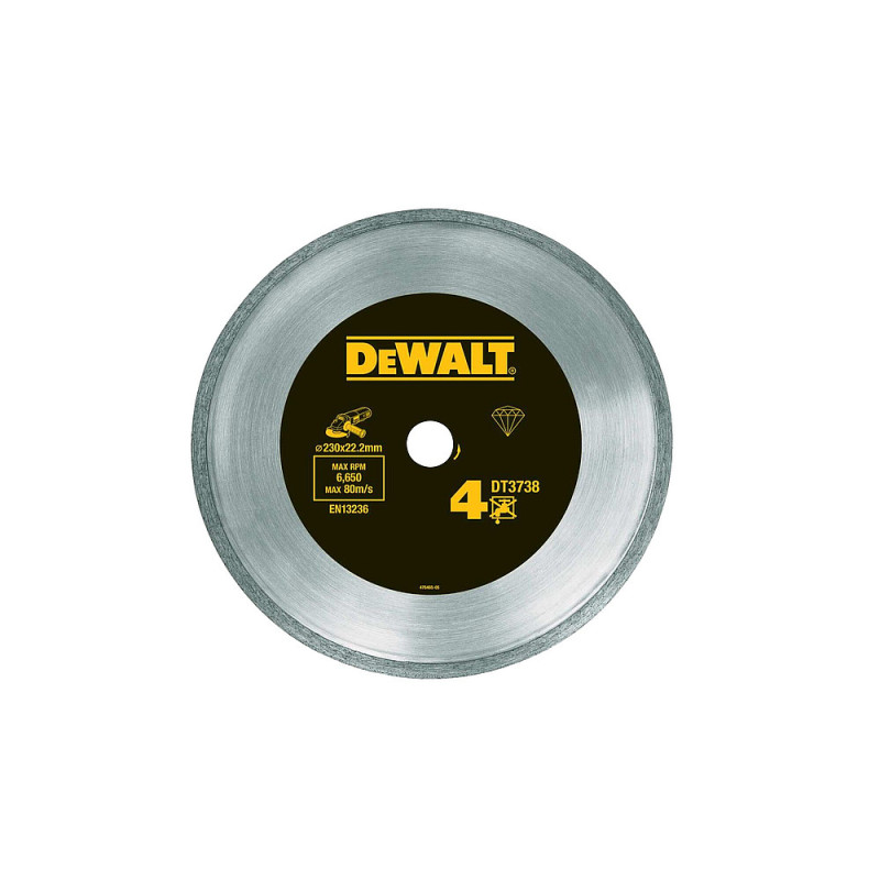 Disque fritté pour le carrelage 230 x 22.2 mm. hauteur segment 7 mm