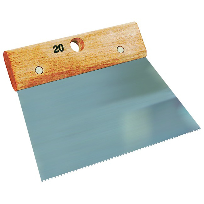 PEIGNE A COLLE 20CM DENTS CARREES 8MM