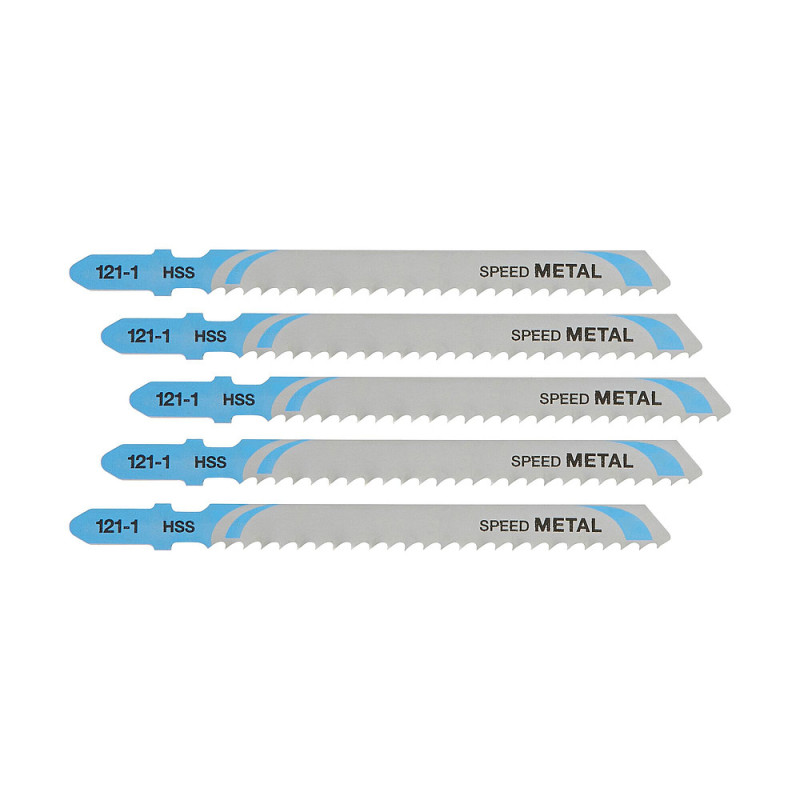Lame de scie sauteuse métal. PVC et alu HSS attache en T