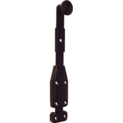 VERROU A A PLAQUER NOIR 220MM RUSTIQUE