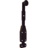 VERROU A A PLAQUER NOIR 220MM RUSTIQUE