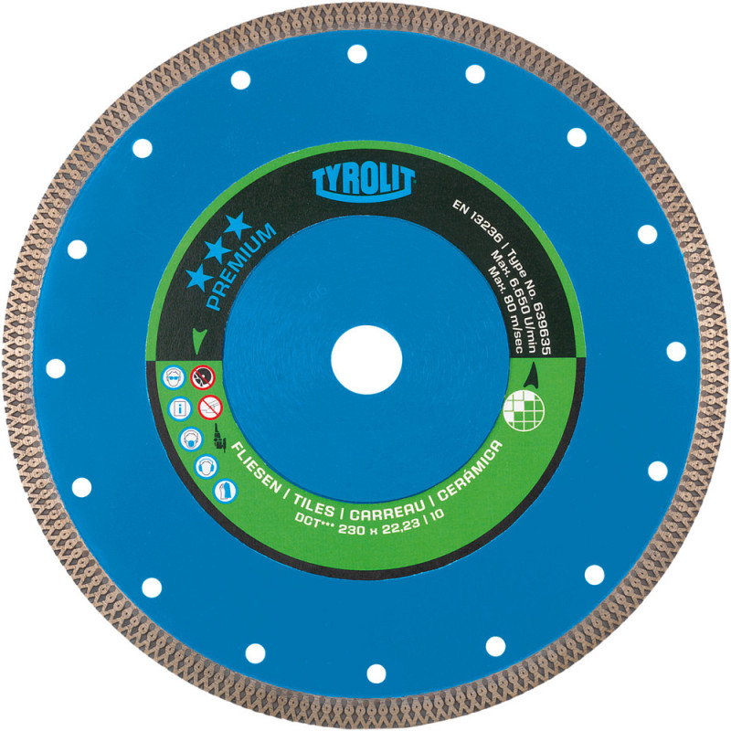 Disque diamant coupe à sec1A1R  125x1.2x22.23  10  DCT•••