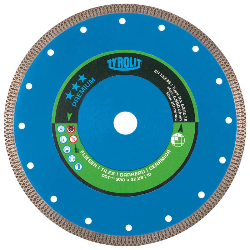 Disque diamant coupe à sec1A1R  125x1.2x22.23  10  DCT•••