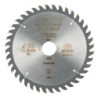 Lame de scie circulaire 190 x 30mm. 40 dents. ATB-coupe fine. angle d'attaque 10