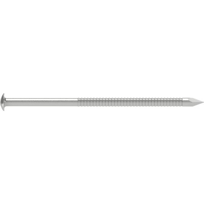 Pointe crantée  Inox A4 2.5x35 Bte 400pc