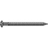 Pointe crantée  Inox A4 2.5x35 Bte 400pc