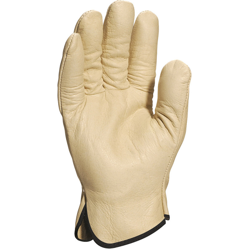 Gants CUIR PLEINE fleur bovin Beige FB149 T10