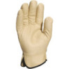 Gants CUIR PLEINE fleur bovin Beige FB149 T10