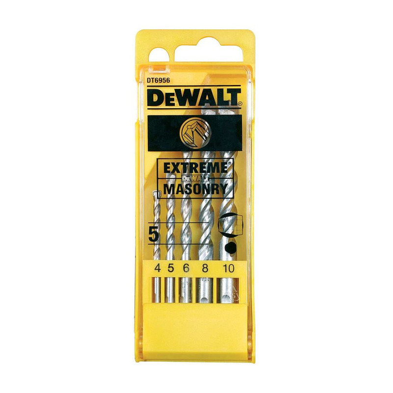 Coffret de 5 forets béton Extreme diamètre : 4. 5. 6. 8. 10 mm