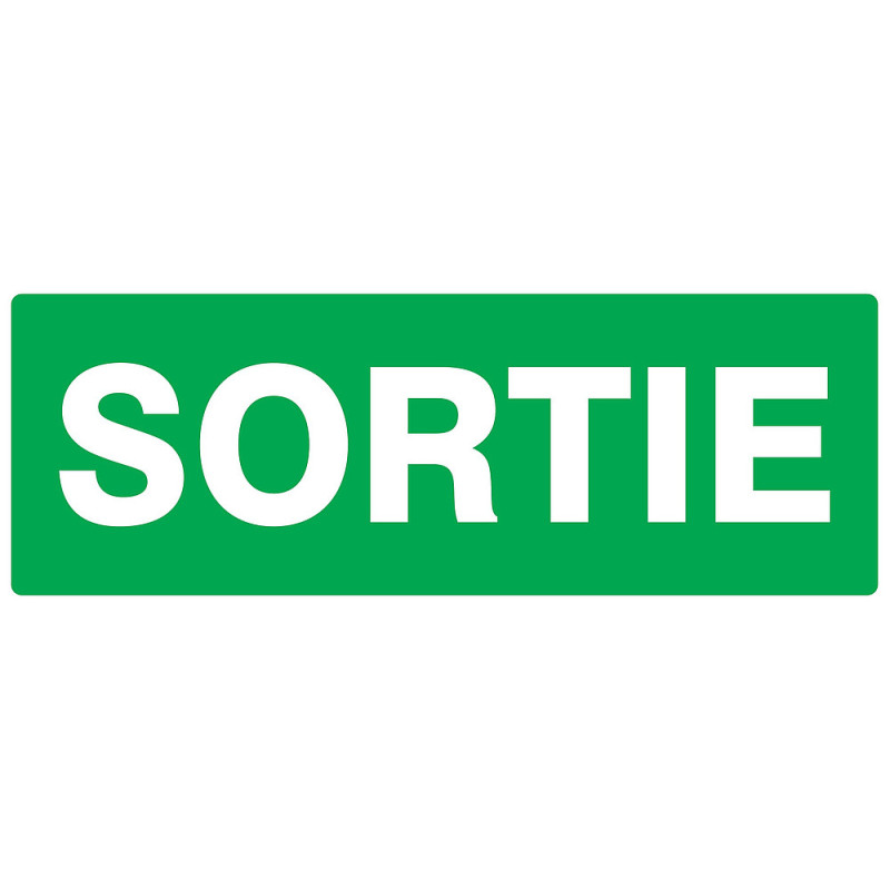 PLAQUE SORTIE 330x120MM