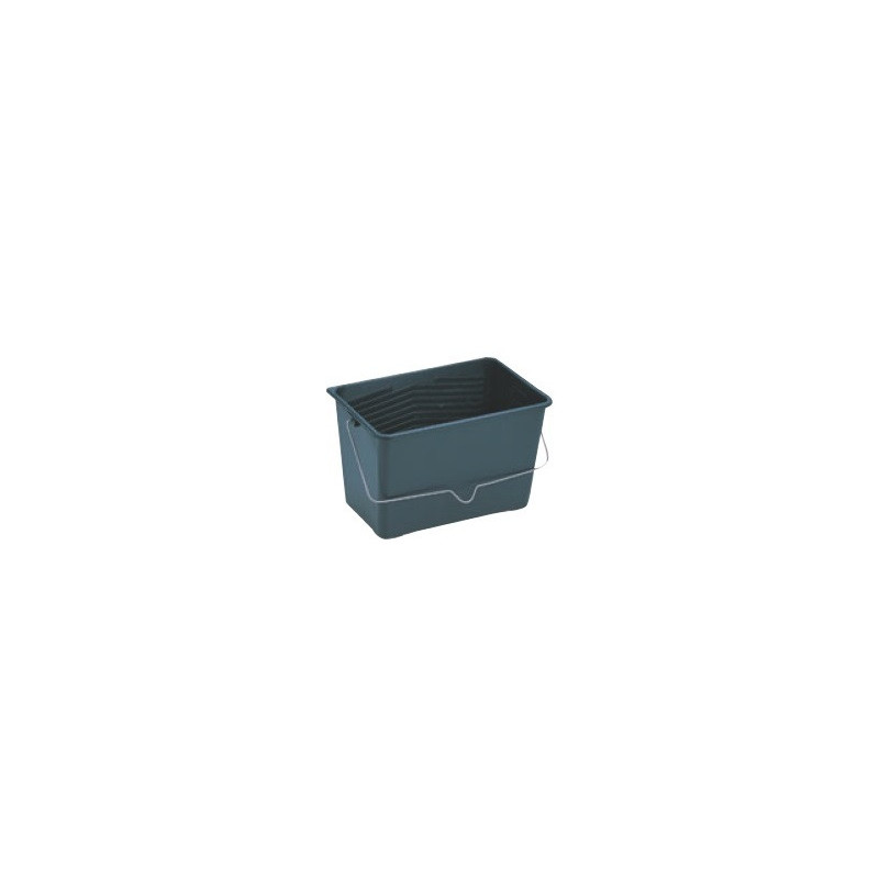 SEAU A PEINTURE RECTANGULAIRE GRIS 7L