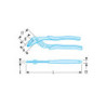 PINCE MULTIPRISE 1000V 25CM 180.VE