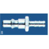 RACCORD AIR 2 EMBOUTS - BARBE D8
