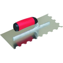 PLATOIR A COLLE INOX 28X12 MONTURE ALU DEMI-LUNE 20X10