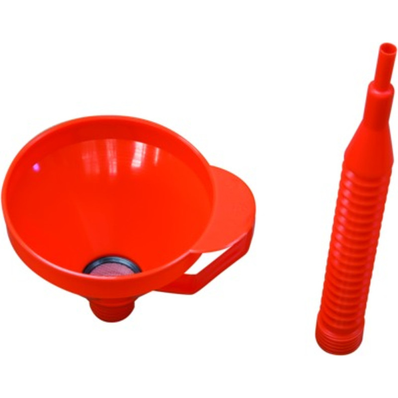 ENTONNOIR AVEC TUBE FLEXIBLE ET FILTRE DIAM.15CM