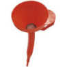 ENTONNOIR AVEC TUBE FLEXIBLE ET FILTRE DIAM.15CM