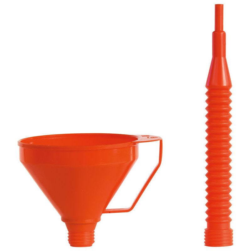 ENTONNOIR AVEC TUBE FLEXIBLE ET FILTRE DIAM.15CM