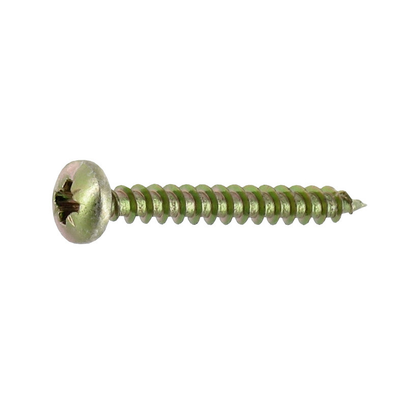 Vis agglo tête ronde pozidriv 4 x 25 mm - Boîte de 500