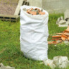 SAC A GRAVATS 70 LITRES POLYPRO BLANC 55X95CM