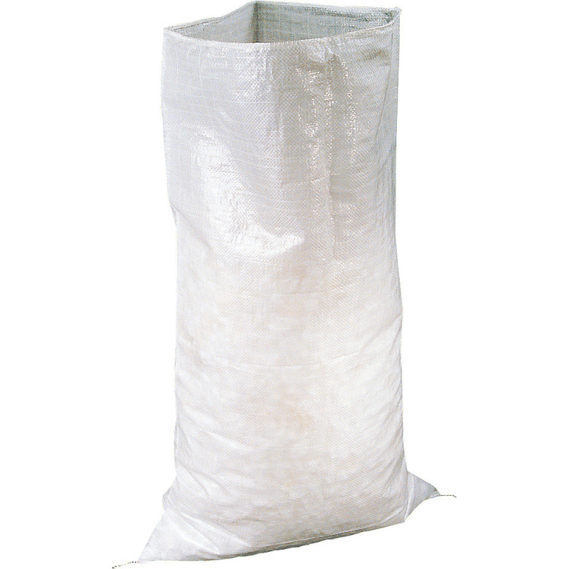 SAC A GRAVATS 70 LITRES POLYPRO BLANC 55X95CM