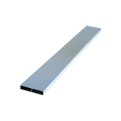 REGLE ALUMINIUM RECTANGULAIRE 1 VOILE -L 4M + EMBOUTS