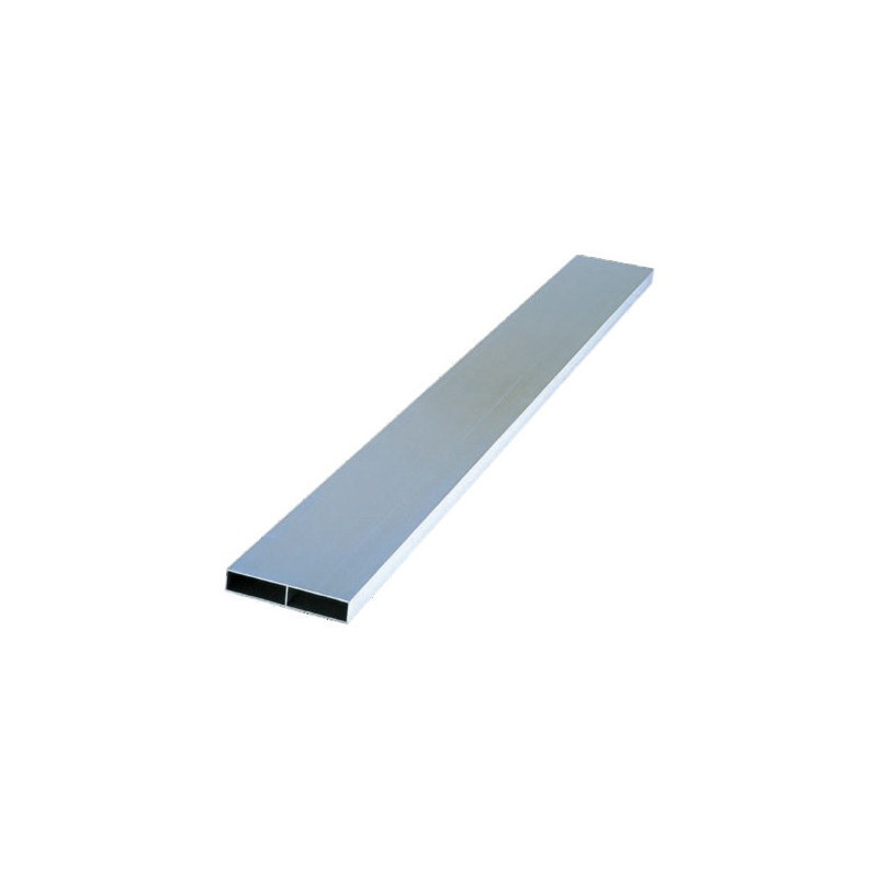 REGLE ALUMINIUM RECTANGULAIRE 1 VOILE -L 4M + EMBOUTS
