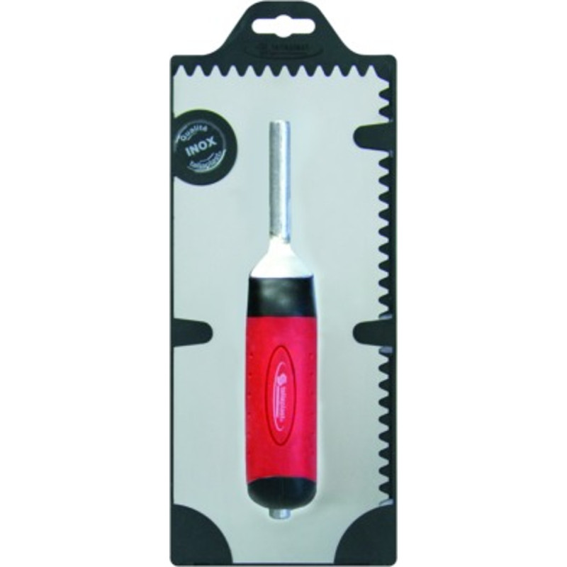 PLATOIR A COLLE INOX 28X12 MONTURE ALU DENTS ISOCELES