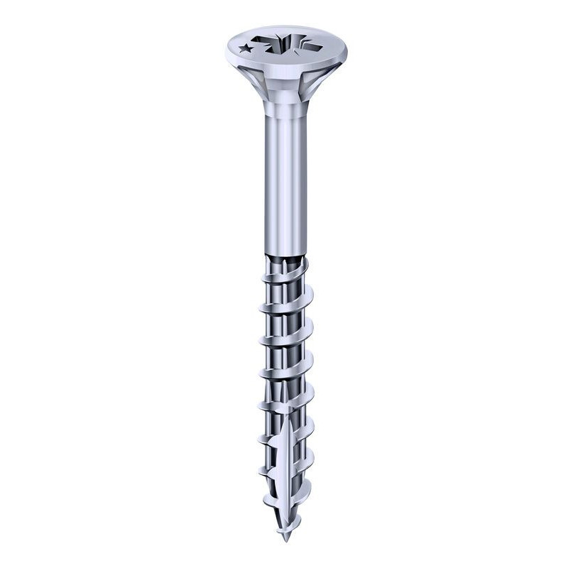 Vis Rocket tête fraisée pozi inox A2 4x35-22-boite carton x200