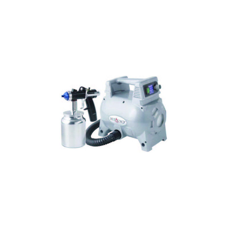STATION DE PEINTURE A TURBINE HVLP A GRAVITE 1400W  BUSE 1.3