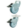 ROULETTE PIVOT TROU UNIROL50MM