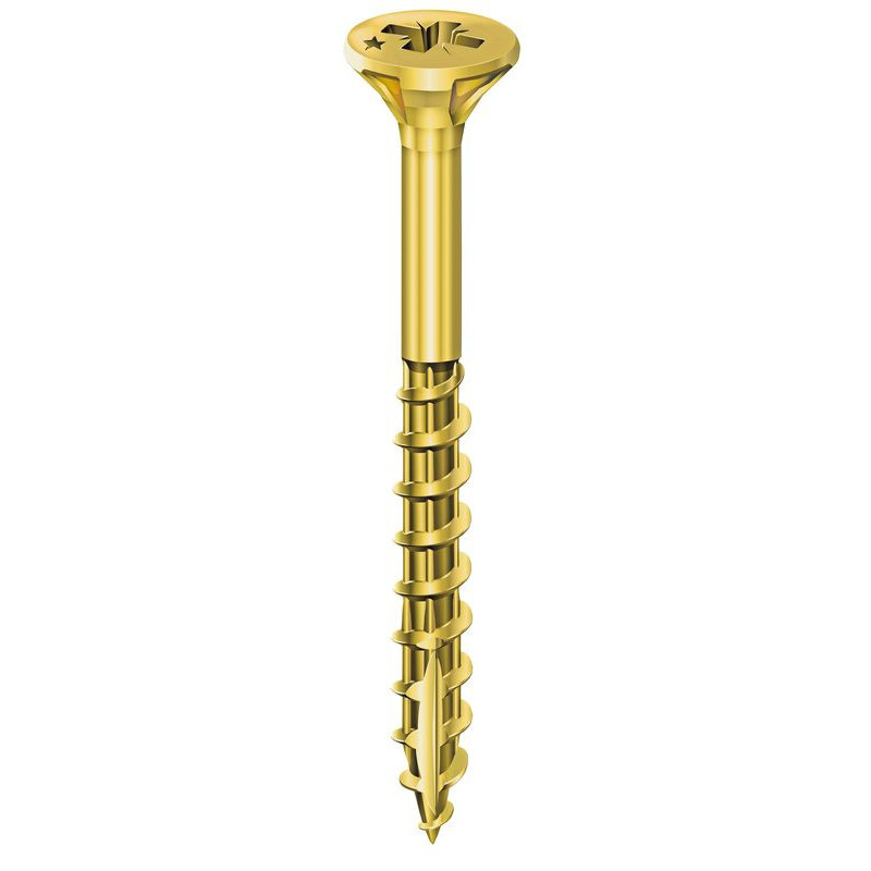 Vis tête fraisée pozidriv 4.5 x 70 mm - Boîte de 200