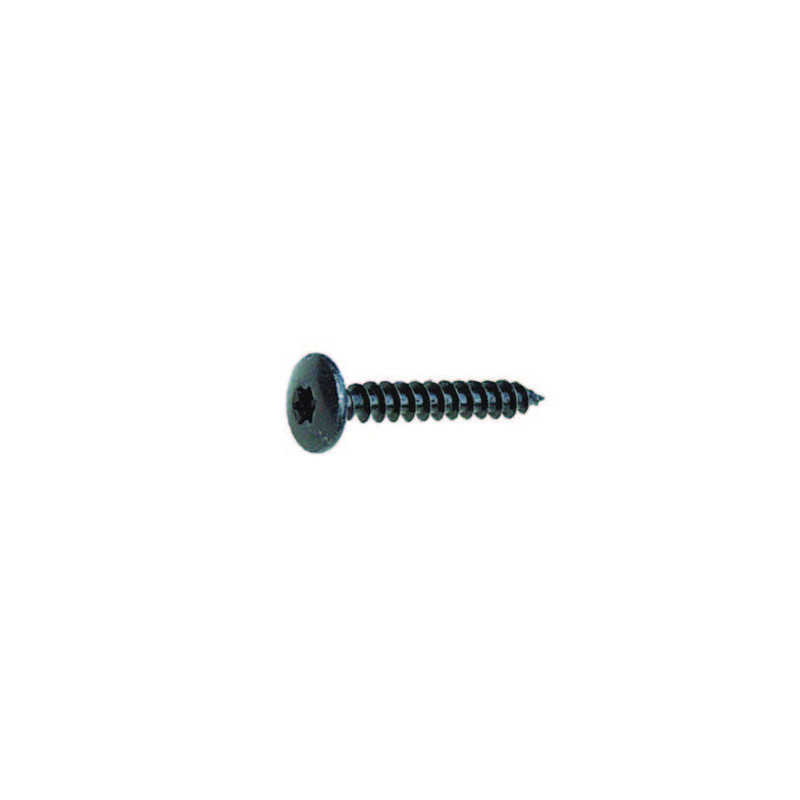 Vis bois tête cylindrique Torx 6 x 30 mm - Boîte de 200 noir