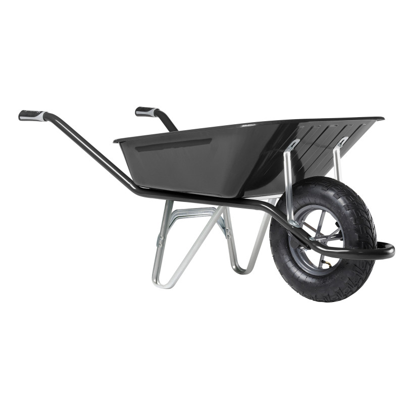 BROUETTE 100 L CARGO EXCELLIUM NOIR EN ROUE GONFLABLE