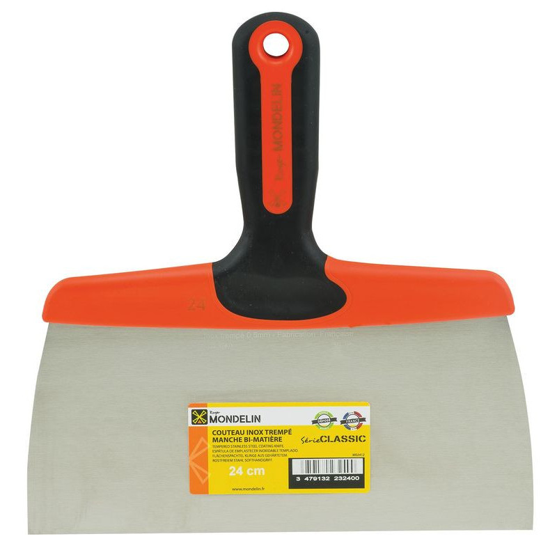 COUTEAU A ENDUIRE INOX TREMPE 22 CM