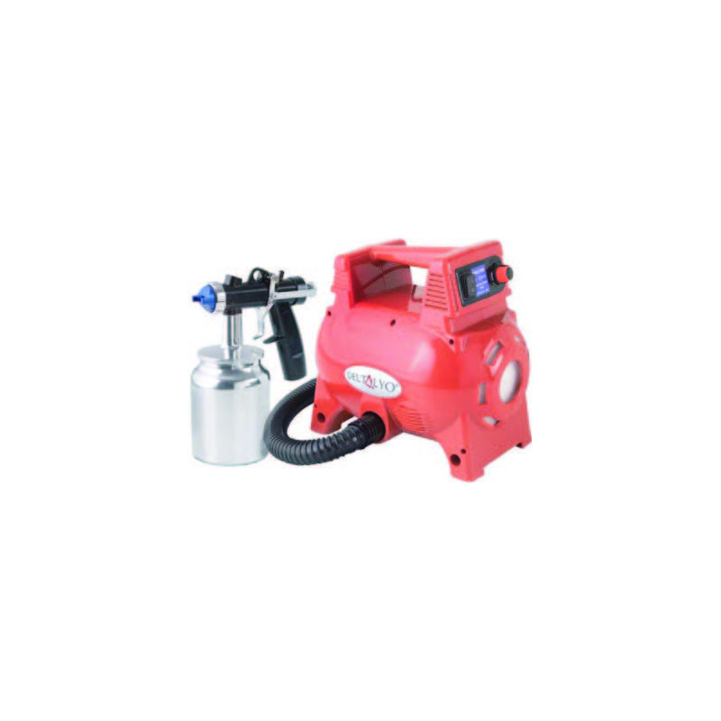STATION DE PEINTURE A TURBINE HVLP A GRAVITE 800W  BUSE 1.3
