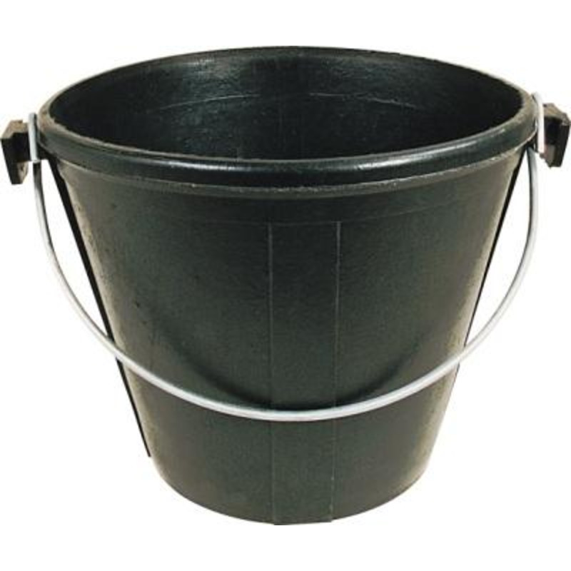 SEAU CAOUTCHOUC ARME 12 LITRES OREILLES EXTERIEURES