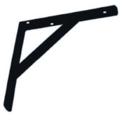 EQUERRE BAT NOIRE ASYM 200X300