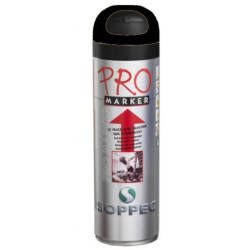 Traceurs de chantier acrylique PROMARKER multi supports non fluorescent noir 500 mL