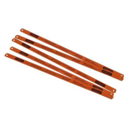 LAME DE SCIE A METAUX - CARTE 5 LAMES RUBIS HSS MOLY 8-10-12 DENTS