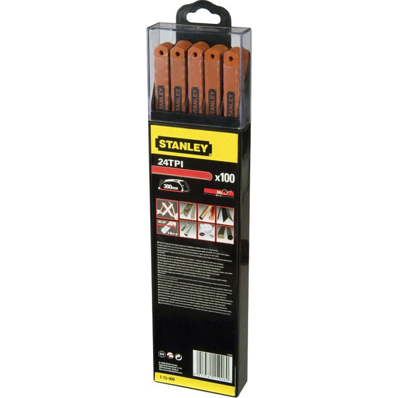 LAME DE SCIE A METAUX - CARTE 5 LAMES RUBIS HSS MOLY 8-10-12 DENTS