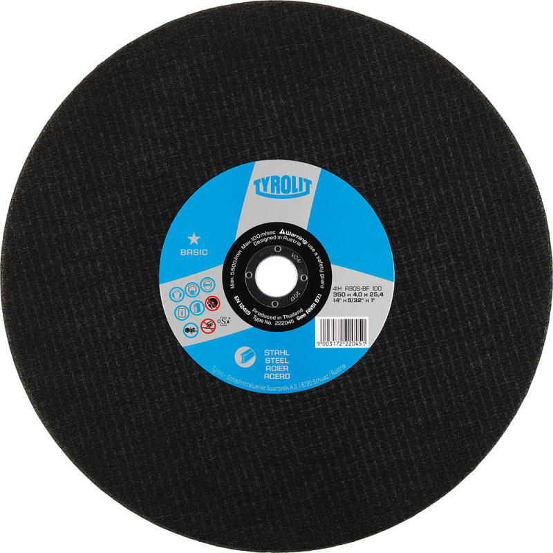 Disque à tronçonner 41CH 350x4x20 A30-BF 100