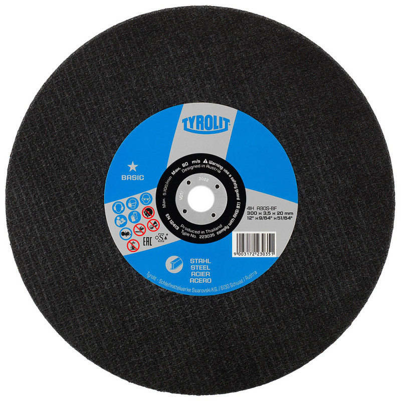Disque à tronçonner 41CH 300x3.5x20 A30-BF