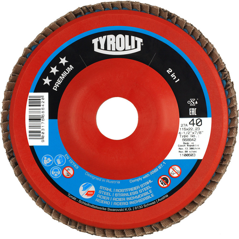 Disque à lamelles 27SLN 125x22.23 ZA60-B