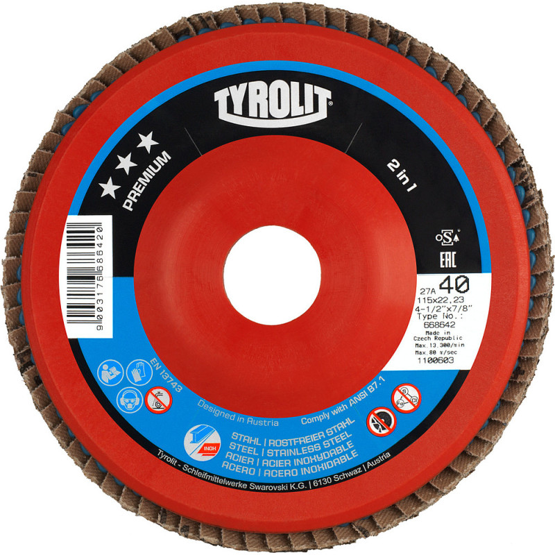 Disque à lamelles 27SLN 125x22.23 ZA60-B