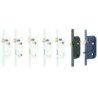 SERRURE ENCASTREE AXE 40 SANS CYLINDRE 4130 NOIR