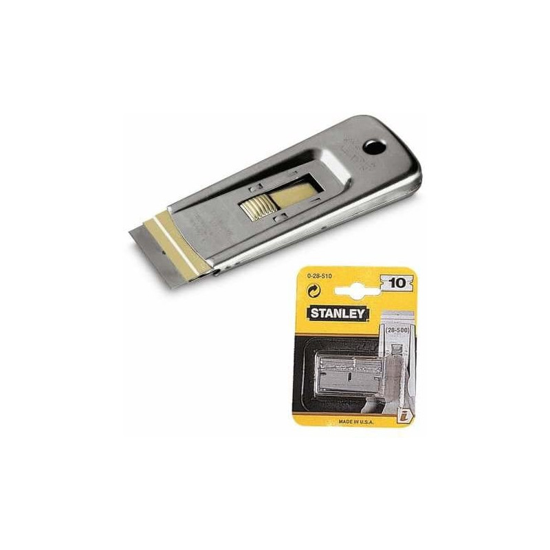 LAMES DE GRATTE-VITRES METAL - ETUI 10 LAMES