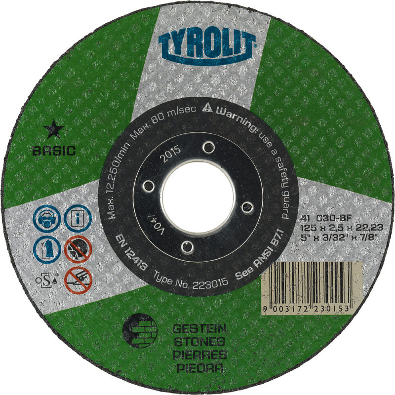 Disque à tronçonner 41C 115x2.5x22.23 C30S-BF